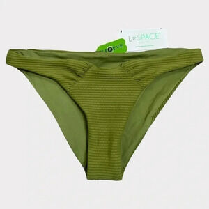 L*Space Women's Sol Bikini Bottom Cia Swimwear Green Size Small